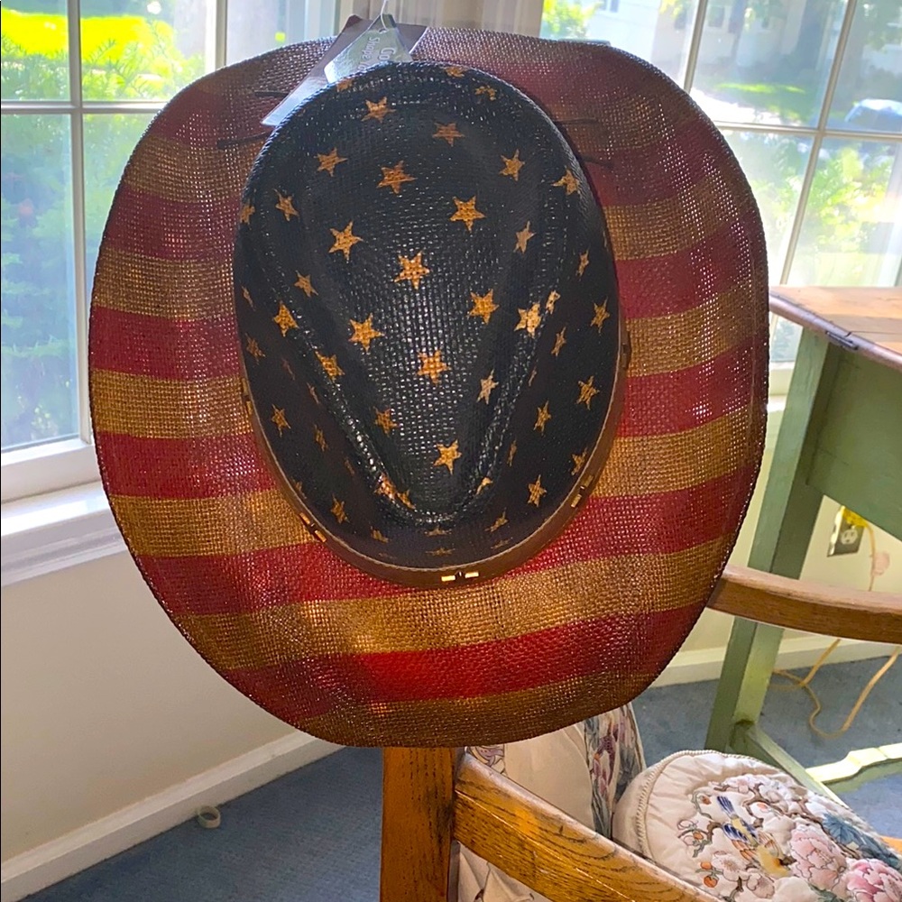 Patriotic Star and Stripe Cowboy Hat